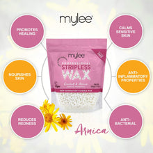 Mylee Professional Hard Wax Beads 500g, Stripless Depilatory Waxing Pellets Solid Film Beans No Strip Needed, Painless Gentle Hair Removal of Full Body, Face & Bikini Line (Both Wax Pouches)