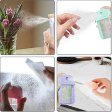 Eowppue 6-Pack Travel-Friendly Spray Bottle Set Refillable CosmeticMoisturizing Sprayer Box and Sanitizer Bottles - 45ml Capacity, Ideal for Outdoors and Travel