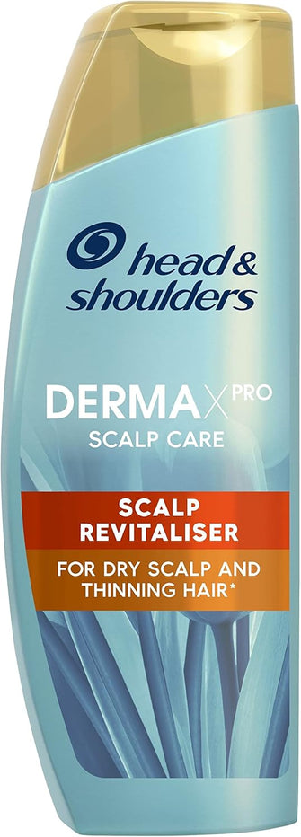 Head & Shoulders Anti-dandruff Shampoo, DermaXPRO  Helps Support Hair Growth  Vitamin E, Niacinamide & Active Aloe  Revitalises Scalp  For Dry Scalp and Thinning Hair  300ml