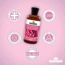 Natures Aid Premium Strength Traditional Rose Water, 150ml (Ingredients : Aqua , Alcohol, Rose Oil)