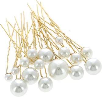 36Pcs Pearl Hair Pins U Shaped Gold Hair Pearls Bridal Hair Pins Bridesmaid Hair Accessories Pearl Hair Clips Pearl Hair Accessories Hair Pins for Women Girls Bridesmaids Party Prom Wedding