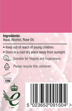 Natures Aid Premium Strength Traditional Rose Water, 150ml (Ingredients : Aqua , Alcohol, Rose Oil)