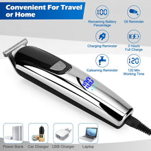 Hair Clippers for Men Victop Cordless Hair Trimmer Shaver Electric Self Hair Clipper Professional Stubble Trimmers 7 in 1 Mens Hair Cutting Gromming Kit with Beard Trimmer Nose Trimmer Body Grommer