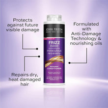 John Frieda Frizz Ease Miraculous Recovery Conditioner 500ml, Smoothing Conditioner for Dry, Distressed Hair, Anti-Frizz Conditioner