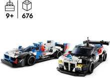 LEGO Speed Champions BMW M4 GT3 & BMW M Hybrid V8 Race Car Toys for 9 Plus Year Old Boys & Girls, Buildable Model Vehicles with 2 Driver Minifigures, Kids' Bedroom Decoration, Birthday Gift Idea 76922