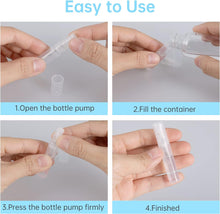 PEAKTOP 30 Sample Spray Bottles 3ML, Refillable Clear Perfume Bottle, Transparent Mini Spray Bottle, Portable Travel Perfume Bottles with Atomizer Pump and Dropper Pipette, for Liquid Makeup Tool