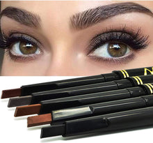 Maxdona Waterproof Retractable Long Lasting Eyebrow Eye Brow Black Case Chalk Pen Pencil CHARCOAL GREY Number 4