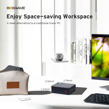 BOSGAME Mini PC Intel 12th N100 Mini Computers 16GB DDR4 512GB SSD Windows 11 Pro Mini Desktop PC, Dual HDMI,4USB Gen3.2,Type-C, WiFi5, BT4.2, 2.5G LAN