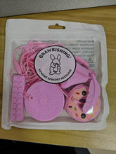 GNAWRISHING Chew Necklaces for Sensory Kids 5 Pcs Pink Sensory Chewy Toys for Autism Girls and Boys, ADHD Toddler, Adult