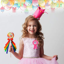 Maggidea Birthday Pink Birthday Girl Award Ribbon Badge Birthday Girl Decorations for Kids Girls Birthday Party Decoration Supplies