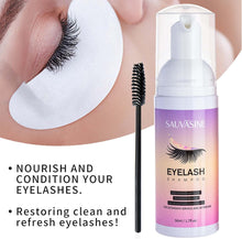 Lash Shampoo for Lash Extensions,Eyelash Extension Cleanser,Lash Cleanser for Extensions with Brushes, Eyelash Extension Shampoo for Eyelashes Extension Remover, Salon & Home Use,50ML