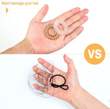 Miying 18PCS Spiral Hair Ties Traceless Hair Bobbles Hair Ties for Women No damage for Girls Women Ladies Hair Coil Bands