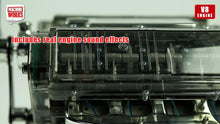 Machine Works Build Your Own V8 Engine Toy - Replica Model Building Kit - Features Augmented Reality, Sounds and Illumination, 4 Modes, 250+ Pieces, 10+ Years