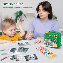 Gofunly Kids Camera Instant Print, 2.4'' Instant Camera for Kids with 32G Card & Print Photo Paper, 1080P HD Video Kids Digital Toddler Toy Camera, Christmas Birthday Gifts for Boys Age 3-12 Years Old