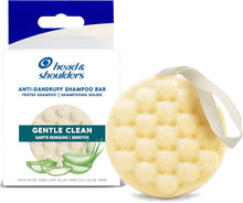 Head & Shoulders Anti-Dandruff Solid Shampoo Bar, Gentle Clean, With Aloe Vera, 70g