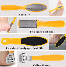 Foot File Pedicure Set, 30 in 1 Foot Files Foot Care Scrubber Kit Hard Skin Remover Feet Scrub for Women Men Salon or Home