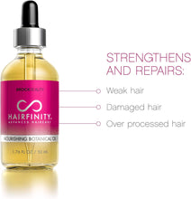 Hairfinity Botanical Hair Oil - Growth Treatment for Dry Damaged Hair and Scalp with Jojoba, Olive, Sweet Almond Oils and More - Silicone and Sulfate Free 1.76 oz