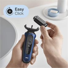 Braun Series 5 Electric Shaver Replacement Head, Easily Attach Your New Shaver Head, Compatible With All New Generation Series 5/6 Electric Shavers, 53B, Black