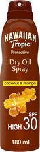 HAWAIIAN TROPIC - Protective Dry Oil continuous Spray SPF 30  with Coconut and Mango  180ml