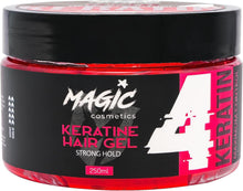 Magic Cosmeics Hair Styling Gel  Maximum Edge Control  Strong & All Day Hold  Keratine Hair Gel For Men & Woman  Afro Hair Styling  250ml