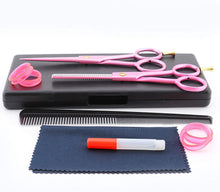 Haryali London Professional 6.0" Hairdressing Barber Scissors Hair Cutting Thinning Texturing Salon Shears with Fixed Screw Set Comes in a Black Box