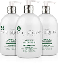 Baylis & Harding Jasmine and Apple Blossom Anti-Bacterial Hand Wash, 500 ml (Pack of 3) - Vegan Friendly