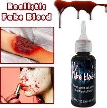 LYINUR Halloween Special Effects Make Up Kit, SFX Makeup Kit, Zombie and Vampire Makeup Set -Fake Blood Scar Wax Face Paint Blood Spray Scraper Makeup Sponges for Halloween Cosplay Make Up