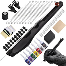 HAWINK Hand Poke a Stick Tattoo Kit DIY Tattoo Tool Kit Kit with 7 Ink 20 PCS Needles GK-HW803TN01-1