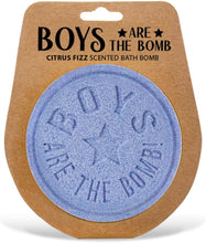 H&H Personalised Scented Bath Bombs - Boys are The Bomb