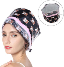 Hair Steamer Cap, Electric Thermal Hair Steamer Hat, 3 Mode Temperature Control, Hair Cap Treatment Steamer for Deep Conditioning, Electric Heating Steam Hair Cap for Afro Hair Home Use (Uk Plug)