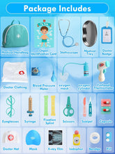 Lehoo Castle Kids Doctors Set, Pretend Doctor Kit Toys Medical Playset, Wooden Play Toys, Educational Toys for 3 Year Old Boys