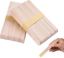 Glamified Premium Salon Quality Disposable Wooden Spatulas for Waxing, Pack of 100, Hygienic and Suitable for Warm and Hot Waxes