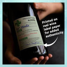 Funny Prescription Wine Label & Gift Bag Premium Quality. Funny Gifts for Women & Men. Teacher Gifts, Prescription Wine Prosecco Gifts for Women. Birthday Gifts, Dad Gifts, Unusual Gifts
