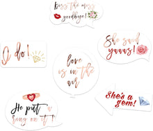 Konsait 23Pcs Hen Party Photo Booth Props Team Bride Selfie Props Rose Gold Wedding Bridal Shower Hen Night Do Party Game Accessories