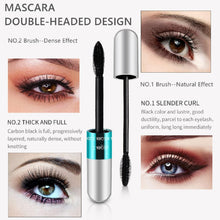 Mascara Black Waterproof,Extra Long Thick & Voluminous Lash Mascara,4D Silk Fiber Lash Mascara for Longer Thicker for Makeup