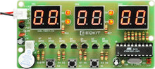 Gikfun 6 Bits Digital LED Electronic Clock DIY Kits PCB Soldering Practice Learning Board AT89C2051 for Arduino EK1323U