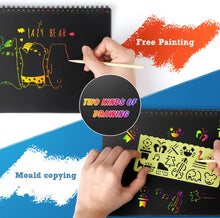 KmmiFF 3-10 Year Old Girls Gifts,Scratch Art for Kids Toys for 4 5 6 7 8 Year Old Girls Birthday Presents Gifts for Girls Toys Age 6-8,Handmade Toys & Games Arts and Crafts for Kids Age 3-10 Art Set