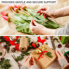 ANSIO Jute Twine Biodegradable Garden Twine - 333 Feet / 101m Jute String, 3 Ply 2mm Thickness Jute Rope for Decoration, Garden, Floristry, DIY Arts, Bundling, Crafts & Wrapping - Brown (Pack of 1)