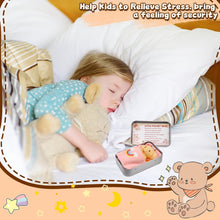 Little Pocket Bear Hug in a Box for Women, Easter Basket Stuffer Gifts for Kids, Mini Stuffed Worry Bear Thinking of You Get Well Soon Plush Toys Positive Birthday Easter Gifts for Kids