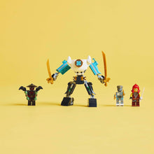 LEGO NINJAGO Zanes Battle Suit Mech - Ninja Toy with 3 Minifigures - Dragons Rising Role-Play Set - Birthday Gift Idea for 6 Plus Year Old Boys & Girls 71827