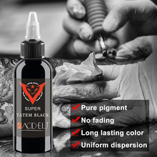 Professional Tattoo Color - Newest Tribal Liner Shader Pigment Ultra Black for Lining and Shading, Permanent Makeup, Tattoos, Paint (Black) (230ml)