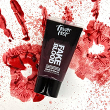 Fake Blood Gel 50ml by Fright Fest Red Fake Blood  SFX makeup looks great with face blood, liquid latex