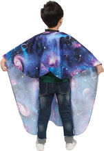 Kids Haircut Barber Cape Cover for Hair Cutting,Styling and Shampoo - Space Starry Sky Printing