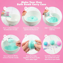 Gabby's Dollhouse Bath Bomb Making Kit - Bath Bombs for Kids Activity Set - Make Your Own Bath Bombs - Bath Bomb Set with A Gabbys Dollhouse Carry Case - Bath Bomb Making Kit for Kids