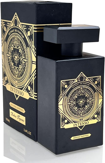 Intenso Oud for Happiness I Edp100ml  Lavender, Saffron, natural Oud Wood, Spicy, oriental  Long Lasting Great Sillage  Unisex Perfumes For Men & Women  Arabian Fragrances