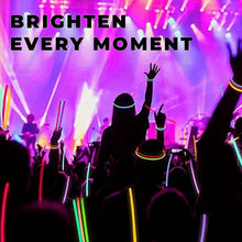 15pcs Premium 8 Inch Glow Sticks With Connectors To Make Neon Necklace Wrist Band Bracelets, Party Favours, Party Bag Fillers for Kids - Party Accessories, Long-lasting Glow Sticks for Children