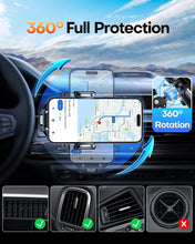 MP-MALL Car Phone Holder 2024 Newest & Strongest Dashboard Windscreen Vent Clip Handsfree Mobile Mount Stand Cradle for 15 Pro Max 14 13 12 All Phones