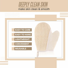 Bath Mitt Heavy Duty Body Cleaning Sponge Loofah Exfoliating Cleansing Glove Shower Massage Mitt Body Scrubber Shower Spa Massage Scrub Dead Skin Cell Remover Bathing Accessories (1Pc)