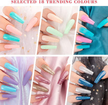 Lavender Violets 21 Pcs Gel Nail Polish Gift Set Frozen Sliver Diamond Gold Nude Pink Halloween Purple Blue Soak Off UV LED Starter Kit Base,Glossy n Matte Top Coat Manicure Varnish F986