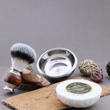 Haryali London Shaving Kit - 3pc Shaving Brush Set - Synthetic Silver Tip Shaving Brush - Shaving Soap - Shaving Bowl - Stainless Steel - Sustainable - Shaving Set